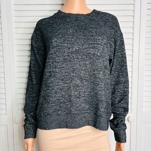PIECE APPAREL Gray Heather Sweater Size Large